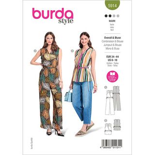 overal/halenka  | Burda 5914 | 34-44, 