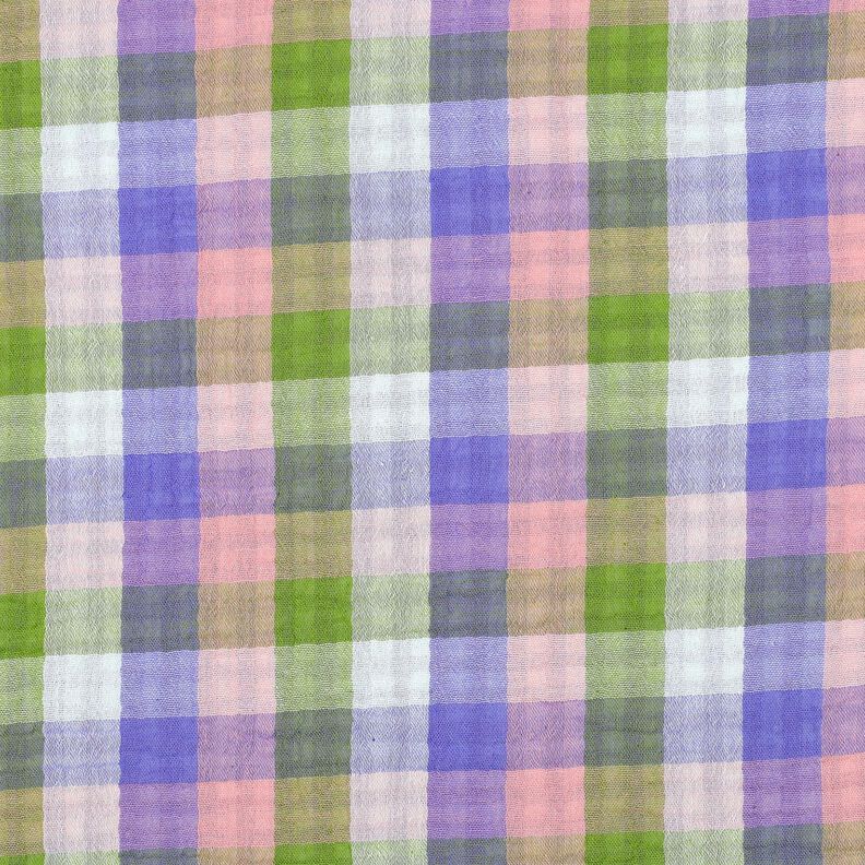 Mušelín / dvojitá mačkaná tkanina Kostka Doubleface (oboustranná látka) | Poppy Fabrics –, image number 1