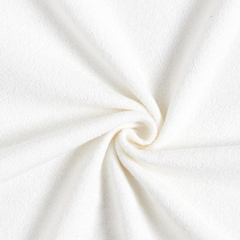 Bavlna Teplákovina Terry Fleece – vlněná bílá,  image number 1