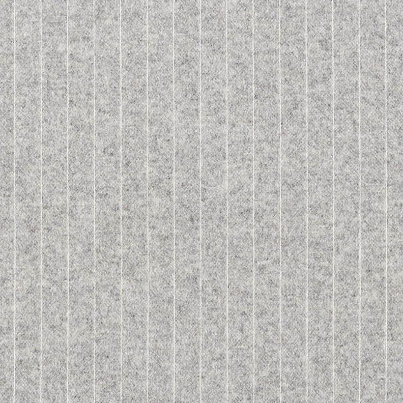 Pletený žakár počesaný Vlasový proužek – světle šedá,  image number 1