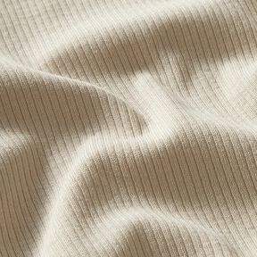 Žebrovaný žerzej Jemná žebra 2-1-1-1 – přírodni, 