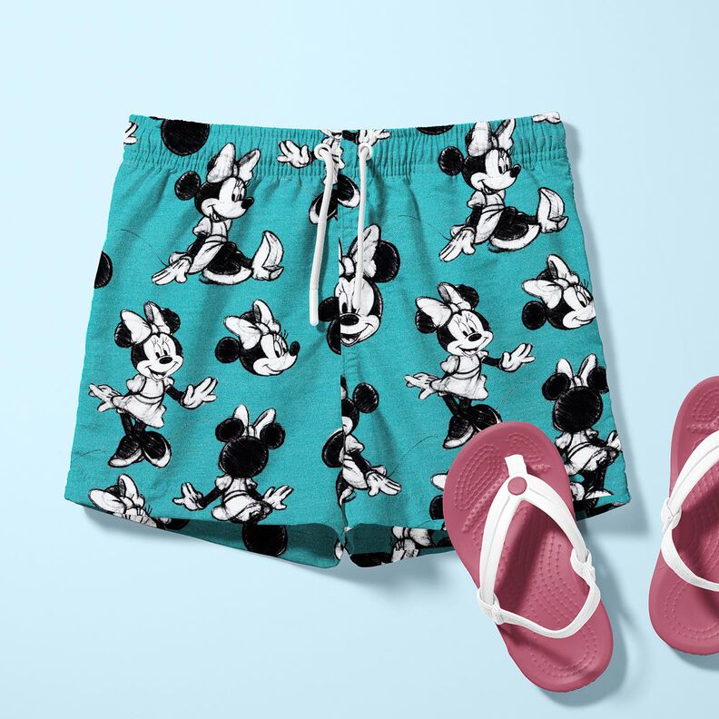 Bavlněný žerzej Minnie Mouse | Disney – světle modra,  image number 6