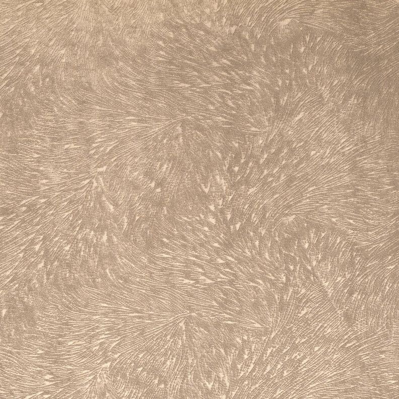 Dekorativní samet Abstraktní větve – cashew (béžová),  image number 1