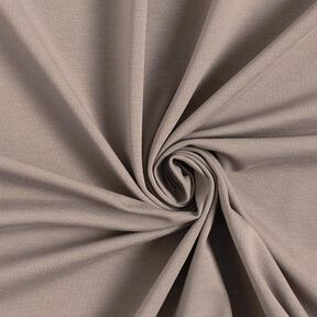 Bavlněný žerzej Medium jednobarevný – tmavá taupe, 