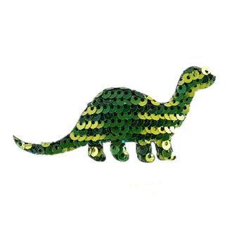 Aplikace  Dinosaur [ 3 x 6,5 cm ] – zelená, 