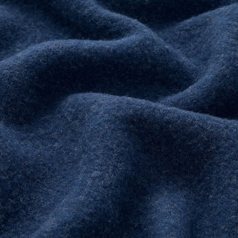 Vlněný fleece z čisté ovčí vlny Jednobarevné provedení – namornicka modr, image number 2