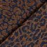 Kalhotová látka v denimovém vzhledu s leopardím potiskem – středně hnědá/noční modrá,  thumbnail number 4