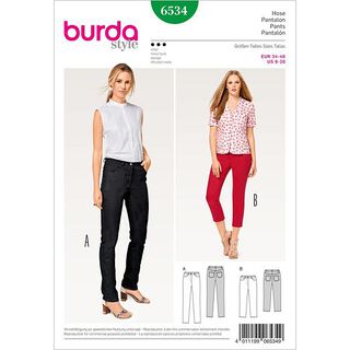 Kalhoty / džíny / 3/4 kalhoty, Burda 6534, 