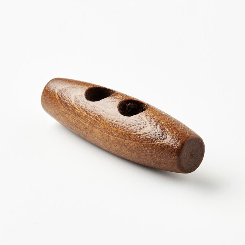 Dřevěný přepínací knoflík [40 mm] – karamelová,  image number 3