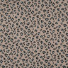 Mušelín / dvojitá mačkaná tkanina Leopard – taupe (šedohnědá)/petrolejová,  thumbnail number 1