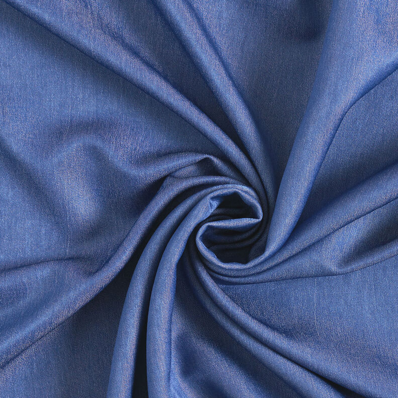 Viskózové šambré jednobarevné – džínově modrá,  image number 1