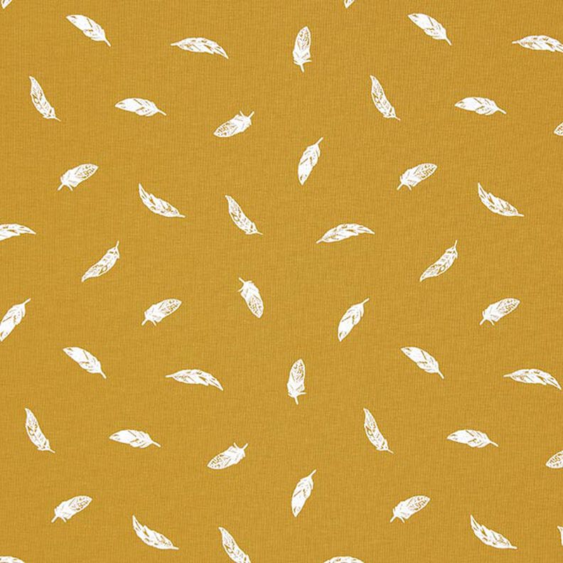 Bavlněný žerzej Pera – hořčicove žlutá,  image number 1