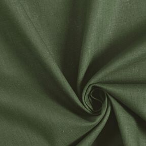 Lněná látka Ramie mix medium – jedlově zelená,  Lněná látka Ramie mix medium – jedlově zelená,