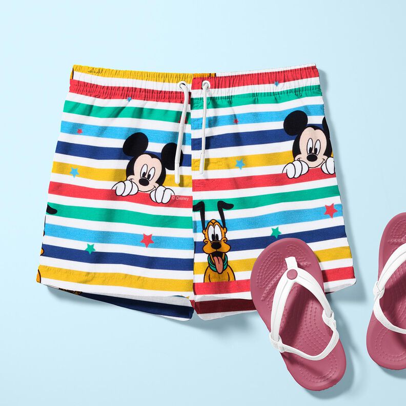 Bavlněný žerzej Mickey Mouse a jeho přátelé | Disney – bílá, image number 6
