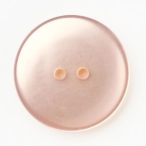 2dírkový lesklý knoflík [Ø 25 mm] – rose, 