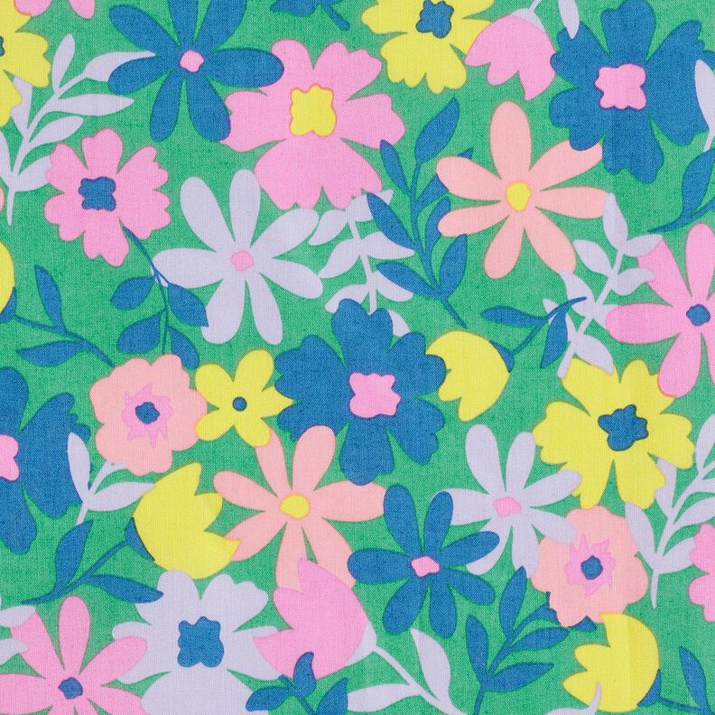 Povrstvená bavlna Pastelové květiny | Poppy Fabrics – brcalova/růžová,  image number 7