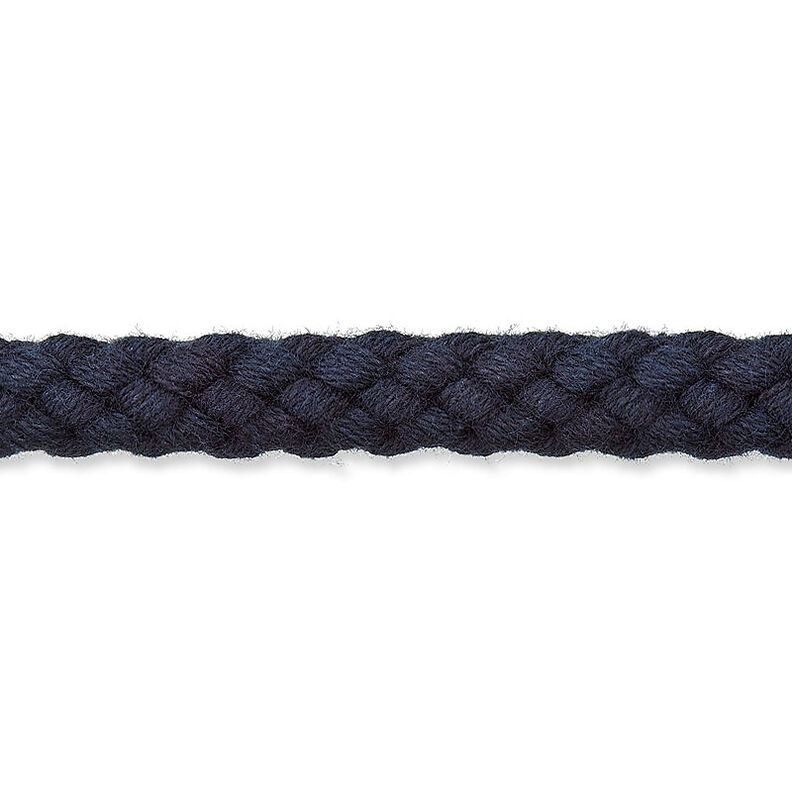 Bavlněná šňůrka [Ø 7 mm] – černá,  image number 1