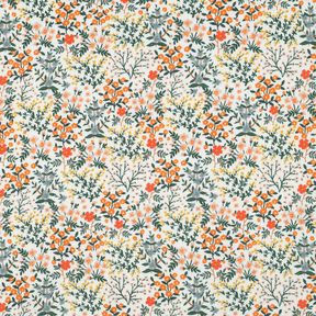 Mušelín / dvojitá mačkaná tkanina Květinová louka digitální potisk | Poppy Fabrics – vlněná, 
