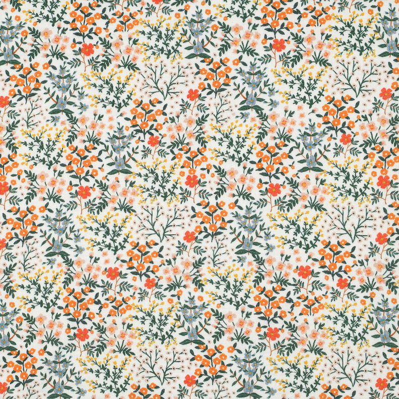 Mušelín / dvojitá mačkaná tkanina Květinová louka digitální potisk | Poppy Fabrics – vlněná, image number 1
