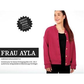 FRAU AYLA Cardigan v blůzovém stylu | Studio Schnittreif | XS-XXL, 