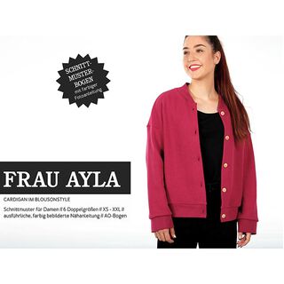 FRAU AYLA Cardigan v blůzovém stylu | Studio Schnittreif | XS-XXL, 