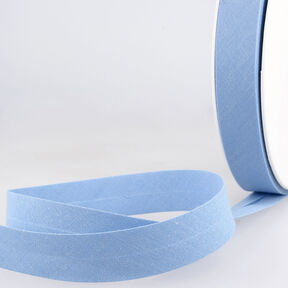 Šikmý proužek Polycotton [20 mm] – světle modra, 