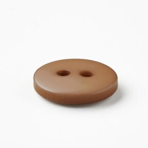 2dírkový kulatý knoflík [Ø 11 mm] – cashew (béžová), 