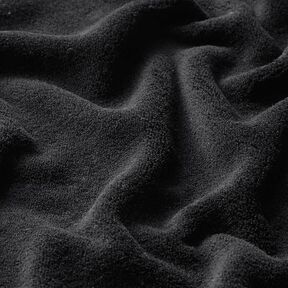 Hebký fleece – černá | Zbytek 50cm, 