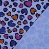 Teplákovina počesaná Barevná srdíčka | Poppy Fabrics – ocelová modr,  thumbnail number 4