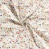 Bavlněná látka Popelín malé vánoční motivy – světle béžová/zlatá,  thumbnail number 3