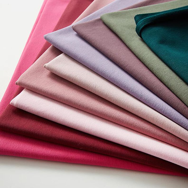 Lehké francouzské froté jednobarevné – tmavá taupe, image number 10