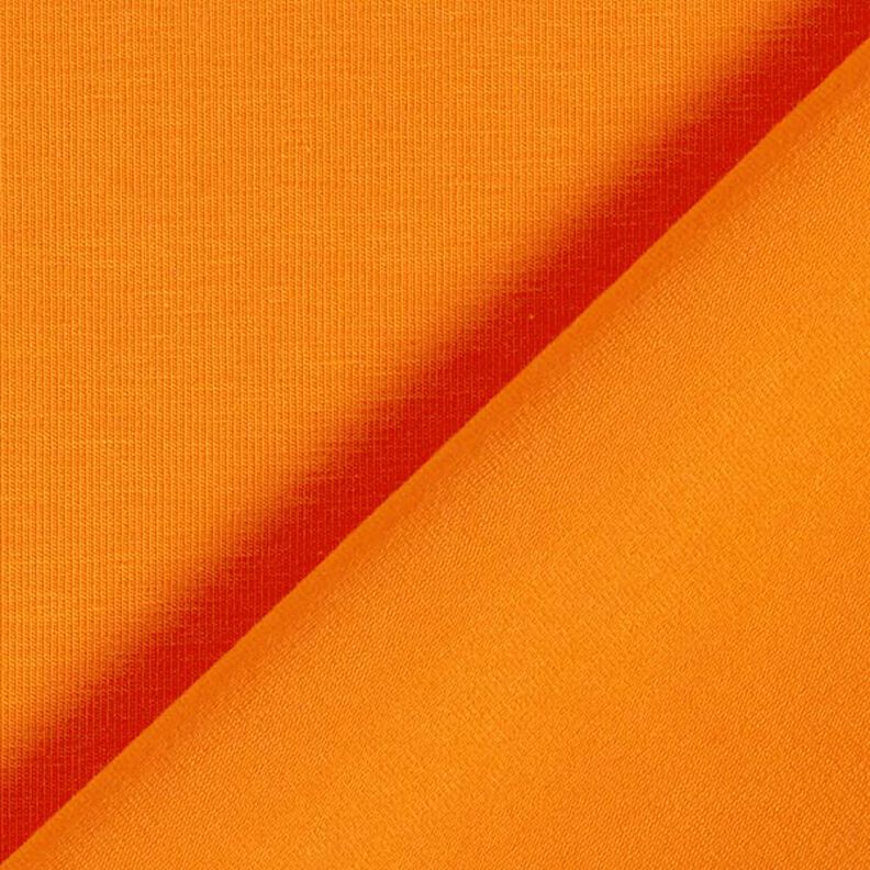 Bavlněný žerzej Medium jednobarevný – oranžová, image number 5