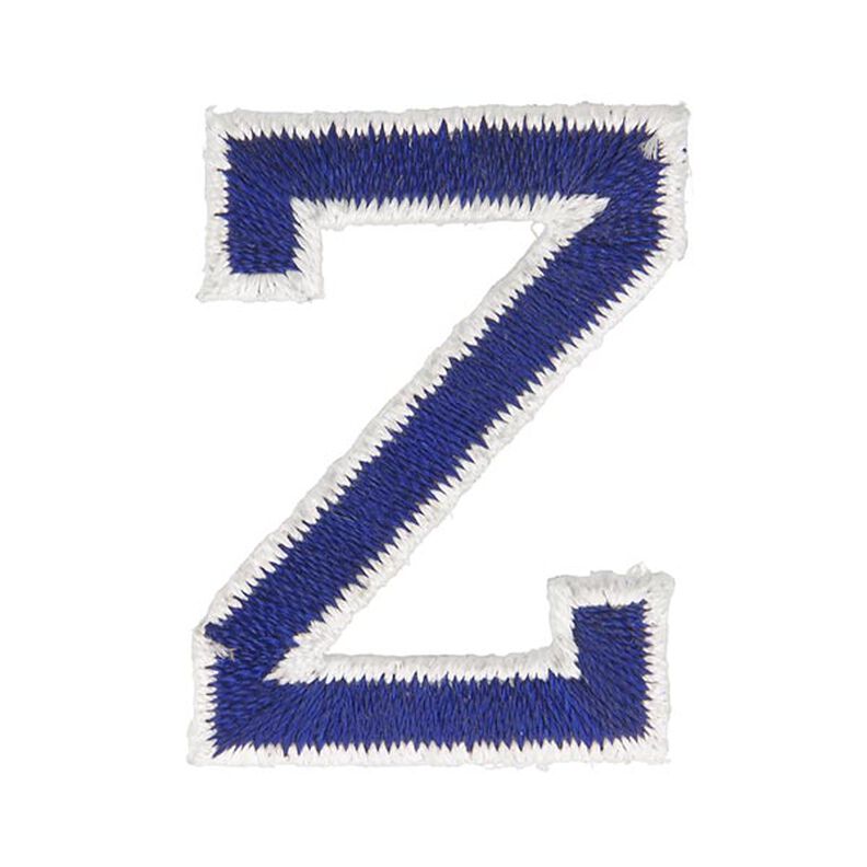 Aplikace písmeno Z [ Výška: 4,6 cm ] – namornicka modr,  image number 1