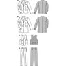 Pánský oblek s vestou / Redingot, Burda 6871,  thumbnail number 4