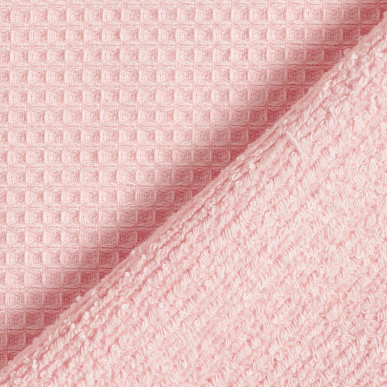 Froté látka/Vaflové piké Jednobarevné provedení – rose,  image number 4