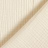GOTS Nebělená mušelínová tkanina s dvojitým pomačkáním | Tula – přírodni,  thumbnail number 3