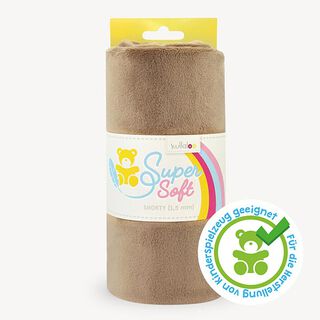 Plyšový SuperSoft SHORTY [ 1 x 0,75 m | 1,5 mm ] - středně hnědá | Kullaloo, 
