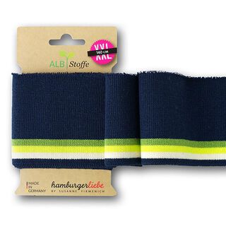 GOTS Bio náplety CUFF ME COLLEGE [140 cm | 7,5 cm] | Albstoffe | Hamburger Liebe, 