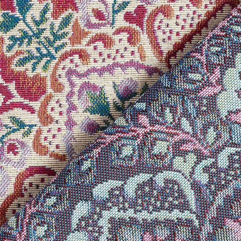 Dekorační panel Gobelín Velká mandala – pastelově fialová/světle béžová,  image number 4