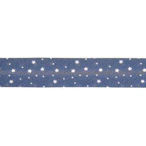 Šikmý proužek Hvězdy Bio bavlna [20 mm] – namornicka modr, 