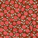 Bavlněný popelín Letní květiny | Poppy Fabrics – humrová/bronzová, 