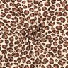 Teplákovina počesaná Leopard | Poppy Fabrics – kremová/tmavě hnědá,  thumbnail number 3