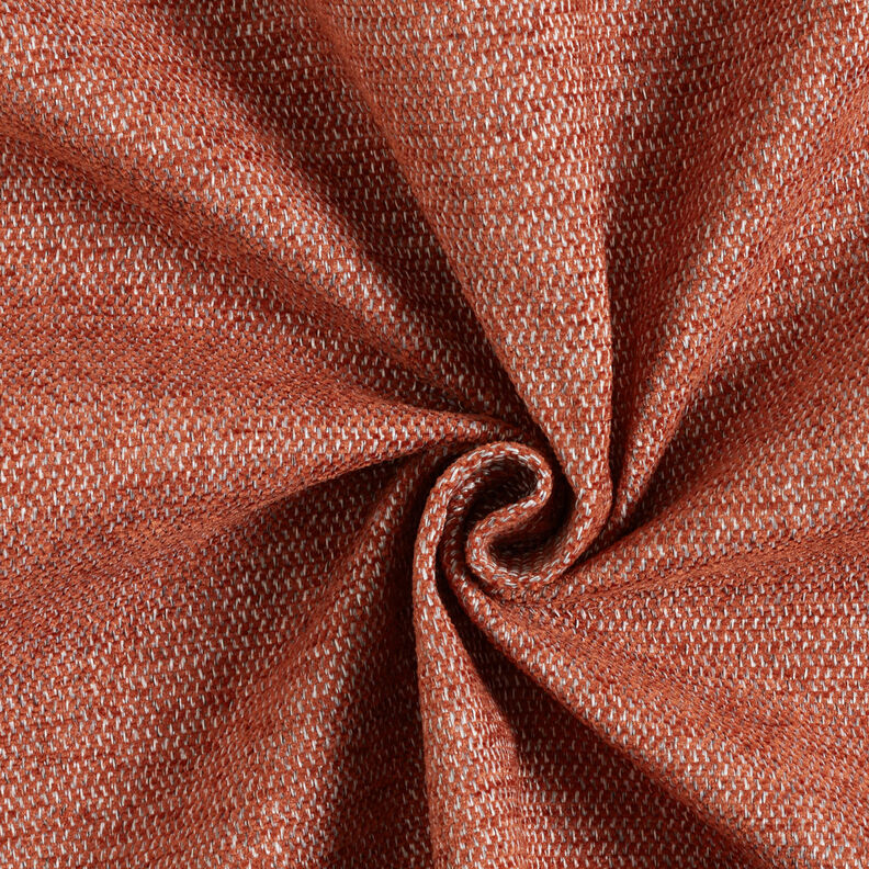 Čalounická látka Žinylka Melír – terracotta/stříbrně šedá,  image number 1