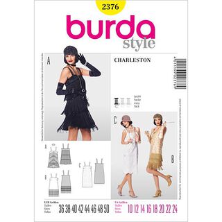 Charlestonové šaty, Burda 2376, 