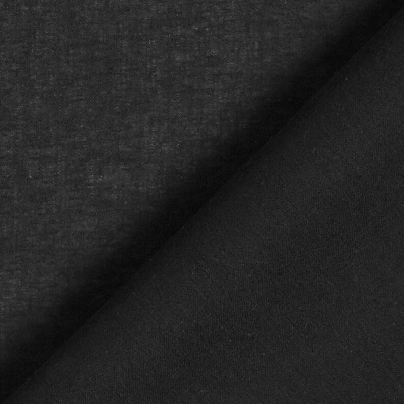 Bavlněný batist jednobarevný – černá,  image number 3