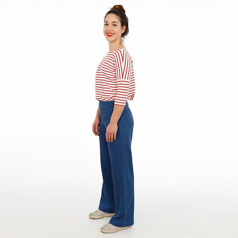 FRAU ELENA – jednoduché kalhoty s rovnými nohavicemi, Studio Schnittreif | XS - XXL,  image number 3