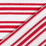 Viskózový žerzej s nepravidelnými třpytivými pruhy – vlněná bílá/červená,  thumbnail number 4