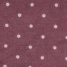 Plyš teddy Vyšívané kytičky | Poppy Fabrics – tmavě starorůžová,  thumbnail number 1