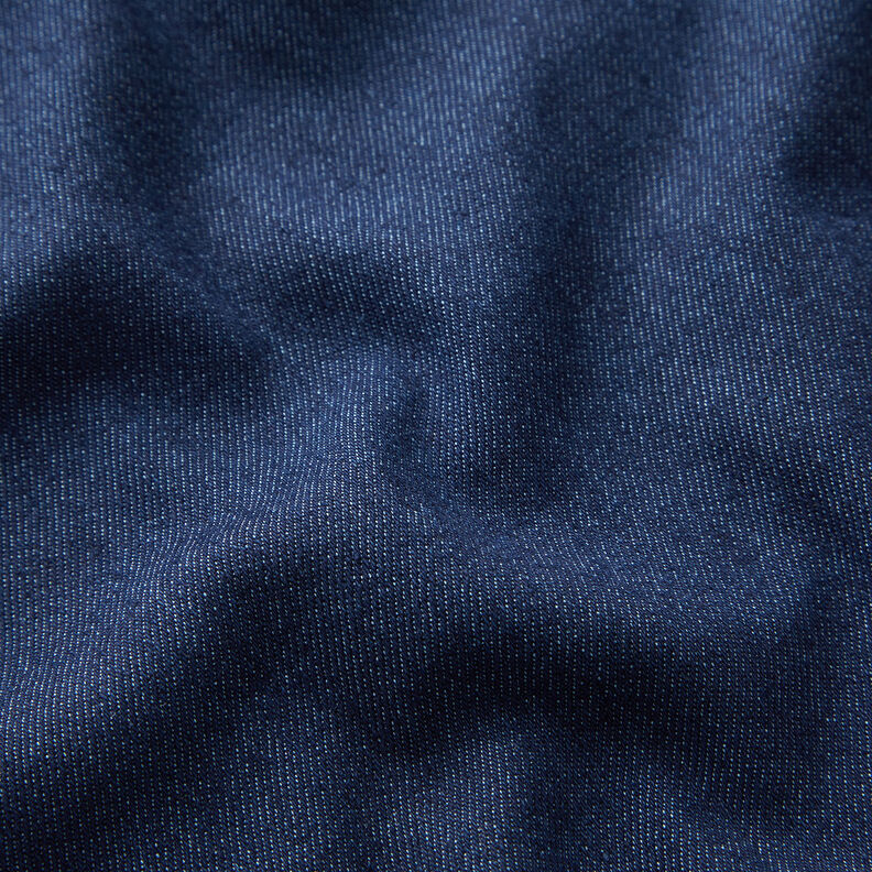 Střední strečová bavlněná džínovina – namornicka modr, image number 2