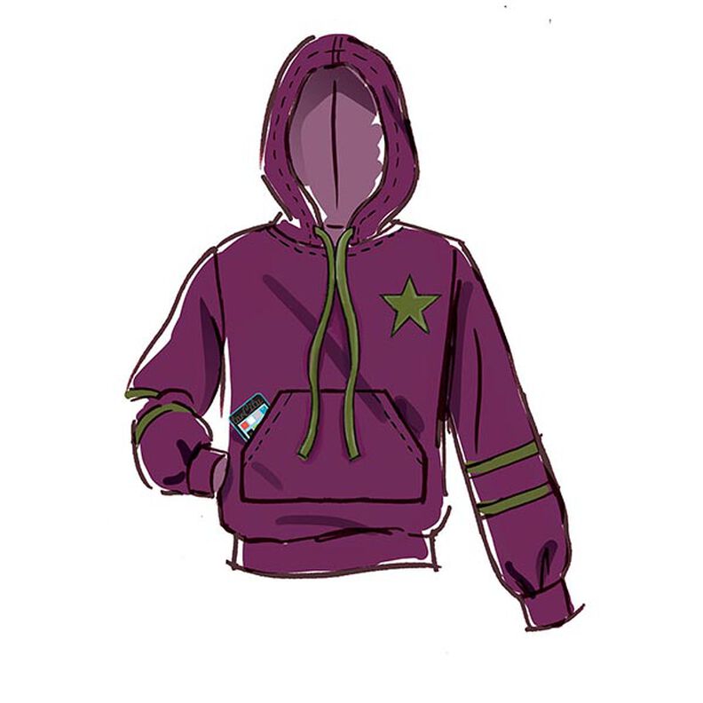 Tričko s kapucí, McCall´s 8070 | S-L,  image number 3
